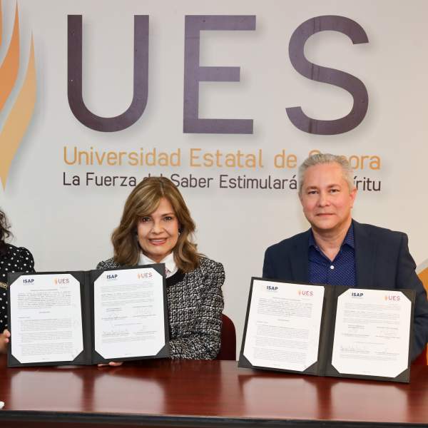 Gobierno del Estado y UES impulsan profesionalización de personal universitario con convenio con ISAP